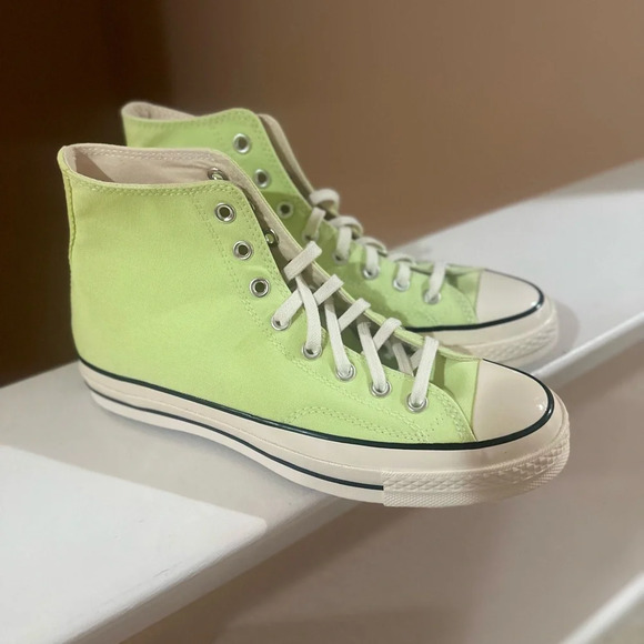 Converse Chuck Taylor All Star 70 High Top Sneaker Citron W10 M8 NIB. - Picture 1 of 12